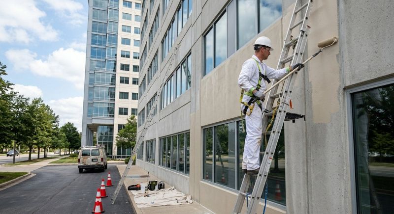Commercial Concrete Painting in Loveland, CO