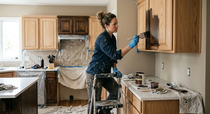 Cabinet Staining Service in Muncie, IN