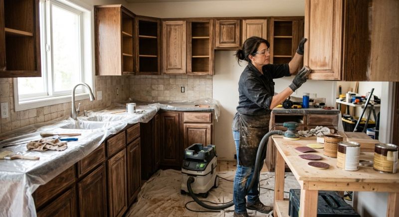 Cupboard Refinishing in Muncie, IN