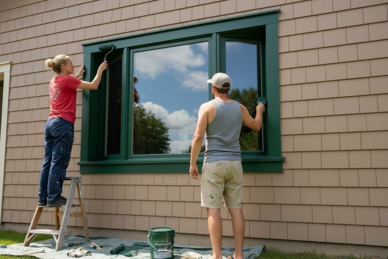 Fascia Painting in Longmont, CO