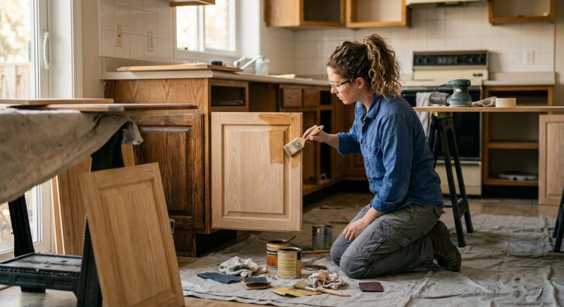 Kitchen Cupboard Refinishing in Cincinnati, OH