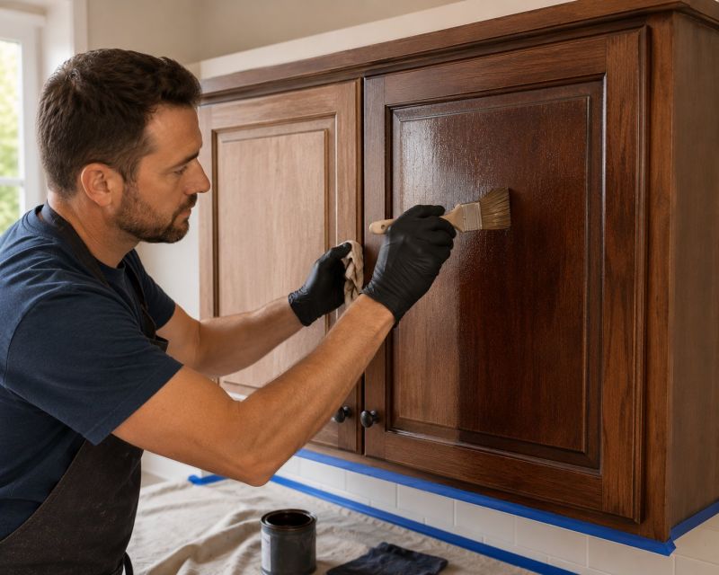 Wood Cabinet Refinishing in Kokomo, IN